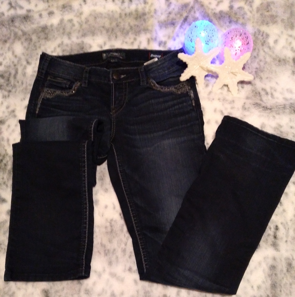 Silver Jeans aiko mid slim boot waist 30